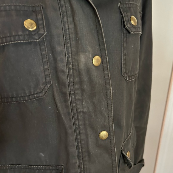 J. Crew Relaxed Boyfriend Field Jacket Color Weathered Chocolate Brown Size M - Picture 4 of 14